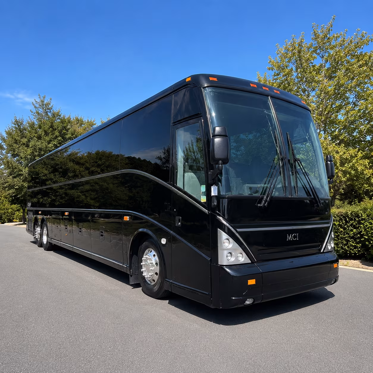 frederick bus rental service area
