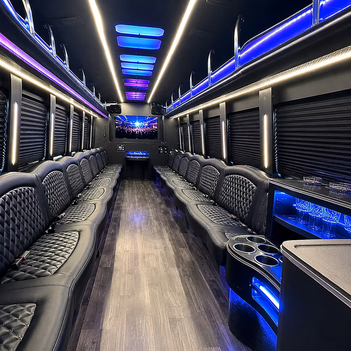 frederick concert party bus rental