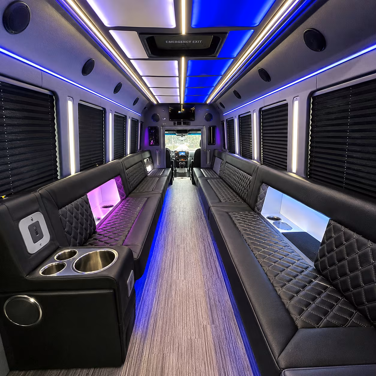 frederick party bus rentals inside