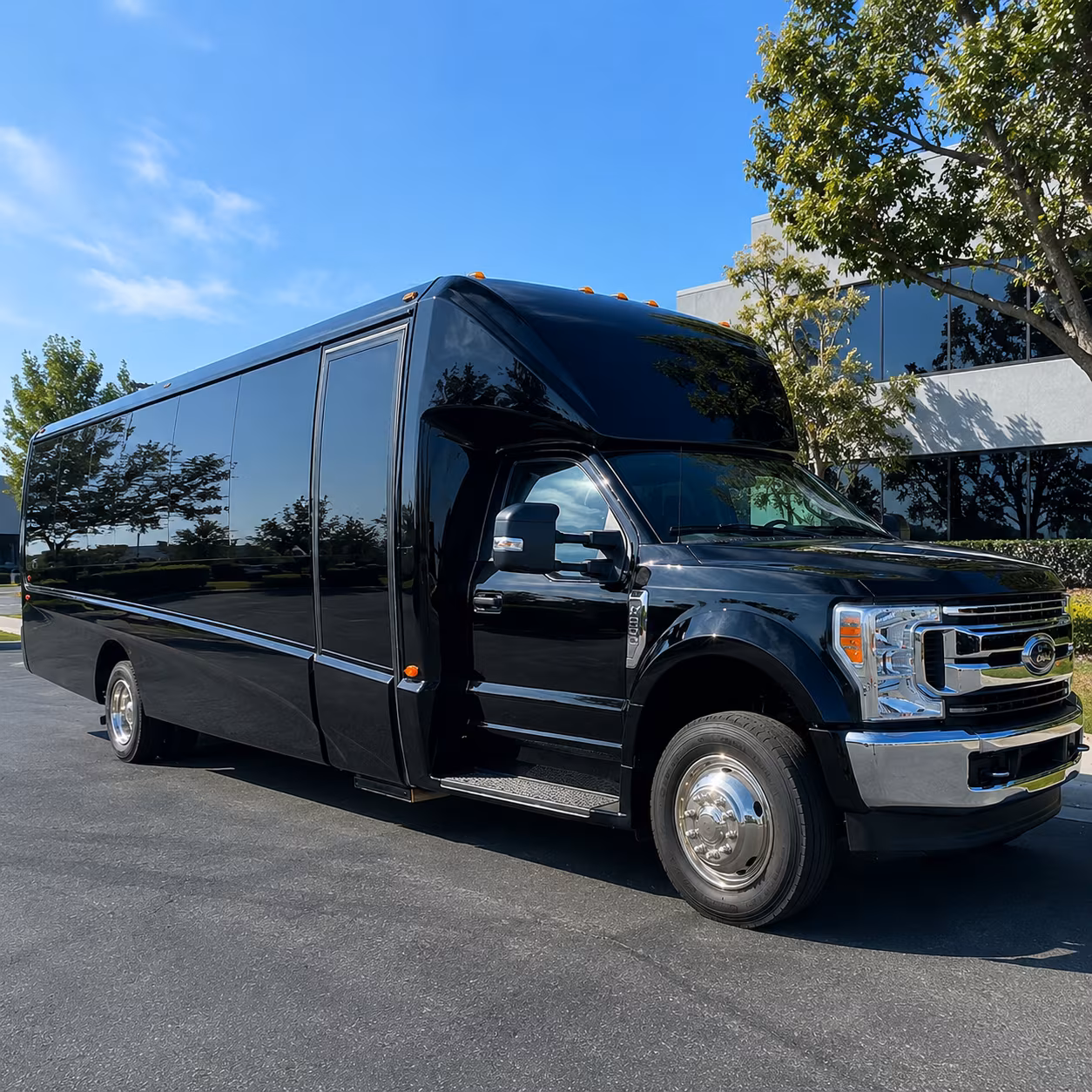 frederick private event transportation onboard seating